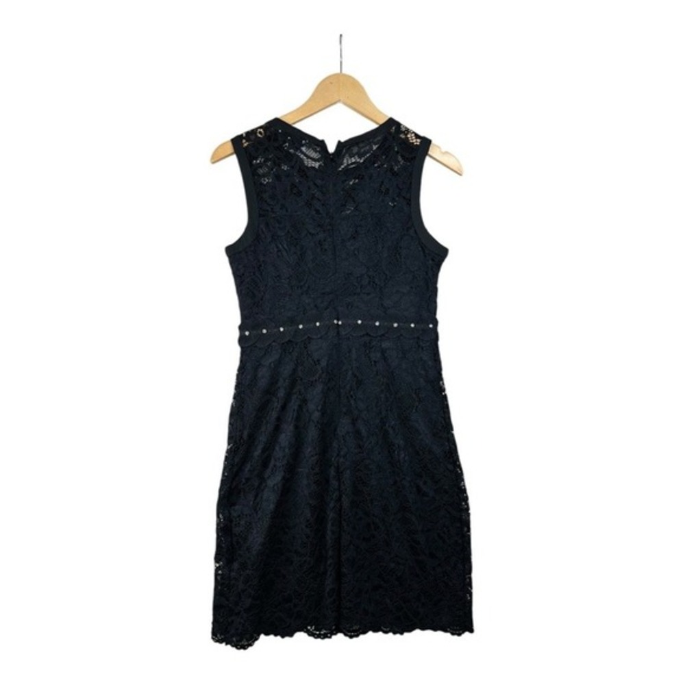 New‎ Sam Edelman Lace Sheath Mini Dress size 4 Black